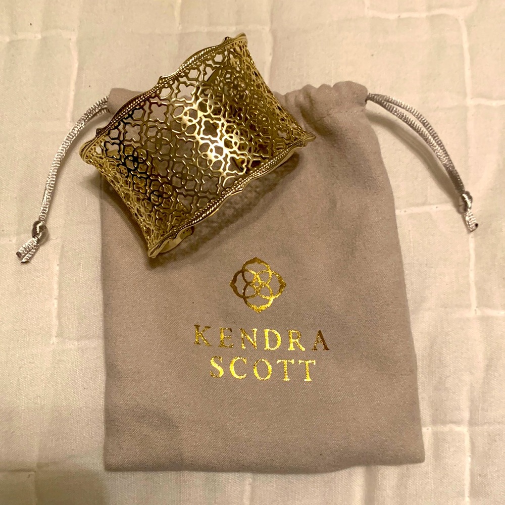 Kendra Scott Candice Gold Cuff Bracelet-